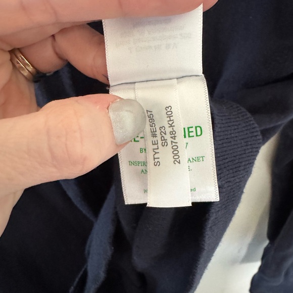 J. Crew Navy Classic Cardigan - Picture 7 of 8